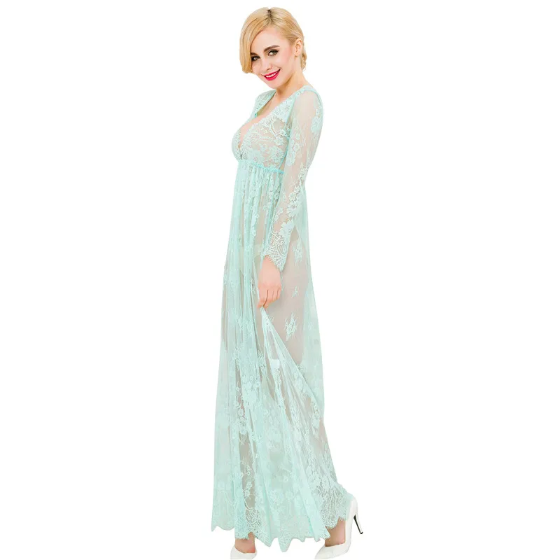 Flower Embroidered Mesh Dress (3)