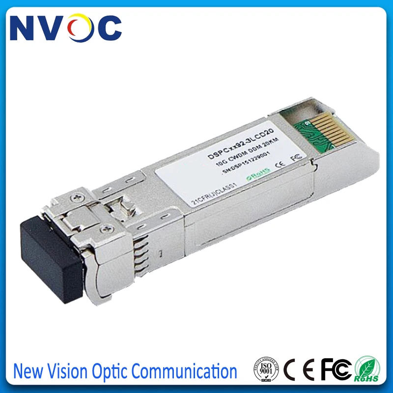 SFP+ 10G CWDM 1270-1330nm, LC, 16dB DFB модуль, 10G CWDM-SFP-LR DDM двойной LC CWDM SFP+ трансивер с функцией DDM/DOM