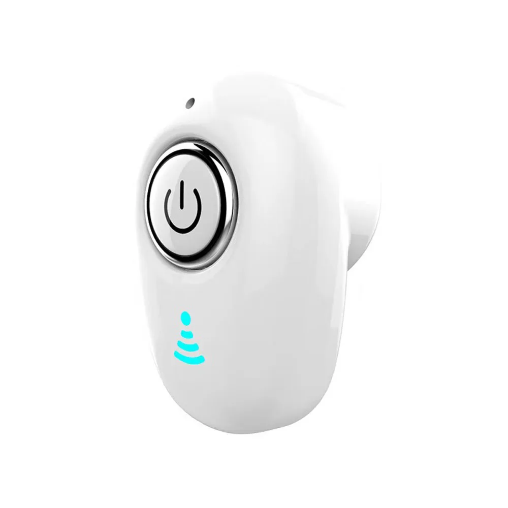 1 шт. Мини Bluetooth наушники беспроводные наушники в уши невидимые наушники гарнитура стерео с микрофоном для телефона - Цвет: white