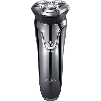 

Youpin SO WHITE Men Washable Rechargeable Electric Shaver Wireless 3D Smart Control Razor IPX7 Waterproof Shaving Beard Machine