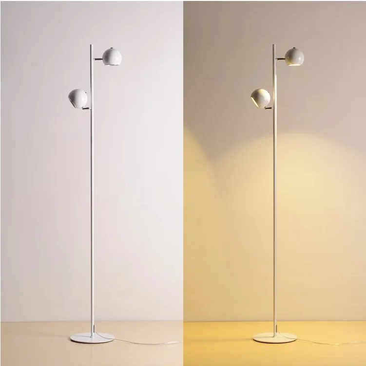 

Dimmable 150cm High Table Lamp 2-Light / High-Low Brightness / Color Temperature from Warm White to Day Light