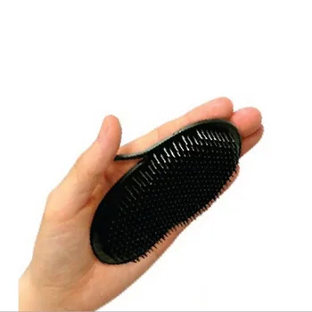 

1 PCS Shampoo Comb Pocket Men Beard Mustache Palm Scalp Massage Black Hair Care Travel Portable Hair Comb Brush Styling Tools