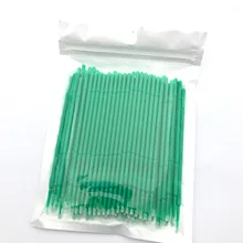 100 шт Одноразовые кисти для макияжа, тампоны, микрощетки для наращивания ресниц, прочные Микро индивидуальные аппликаторы, кисть для туши