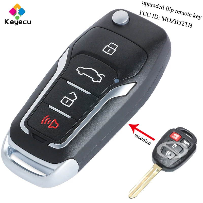 KEYECU Replacement Upgraded Flip Remote Car Key 314MHz G Chip FOB for