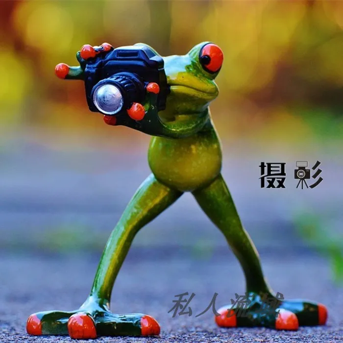 

love miniature figurines home decoration accessories beloved valentines day gift wedding Couple photography frog desk decor chic