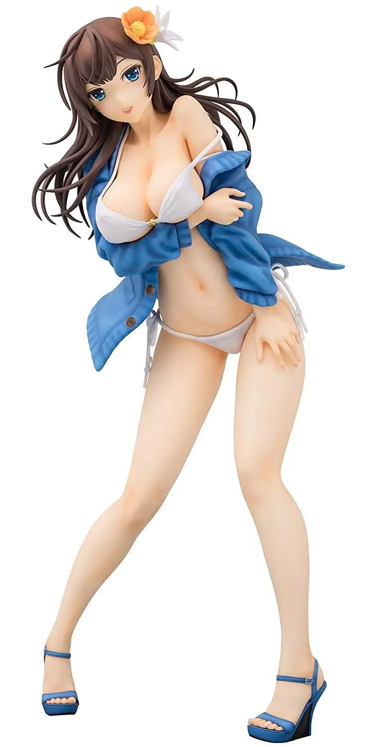 

Sexy Adult Doll Anime Kuro-fune Raisyu Girl! Cover Illustration Iraha Kurone Painted PVC Action Figure Collectible Model Toys