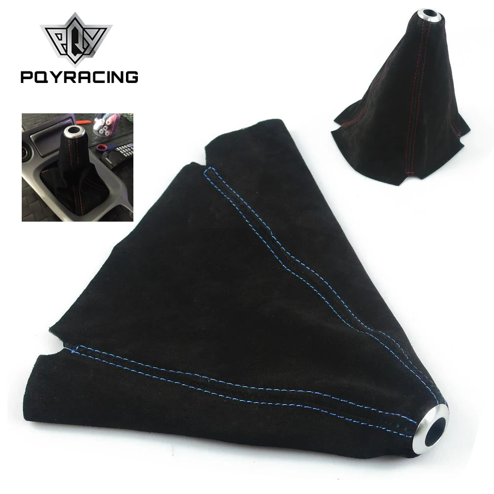 

PQY - Universal Jdm Black Suede Shift Boot For M/T Manual Shift Gear Cover Shifter Stitch For Honda Civic J 99-00 PQY-SBC11