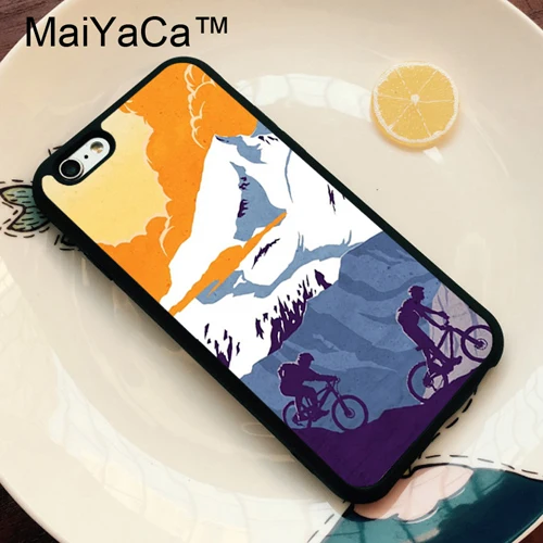 MaiYaCa велосипедный спортивный чехол для телефона iPhone 11 Pro MAX X XR XS MAX 6 6s 7 8 Plus 5S задняя крышка - Цвет: 5306