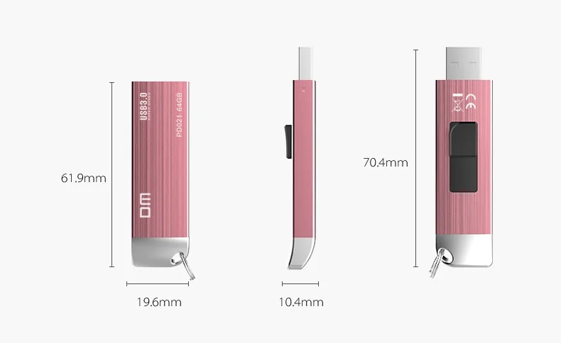 DM PD021 16 ГБ 32 ГБ 64 ГБ 128 ГБ 256 ГБ usb флэш-накопители usb металла 3.0 высокое-скорость записи от 10 МБ/s-60MB/s