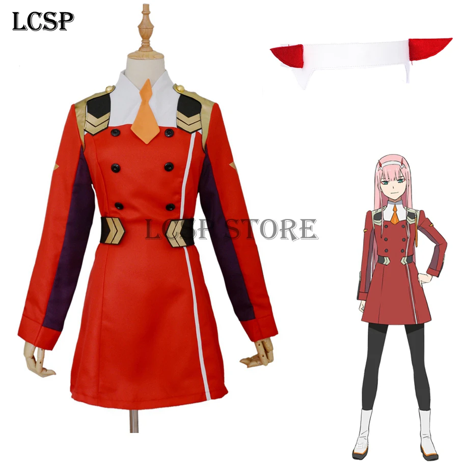 LCSP DARLING in the FRANXX ZERO два кода 002 карнавальный костюм японского аниме KOKORO Униформа