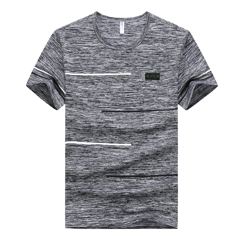 TIEPUS plus size 7XL，8XL，9XL summer Brand t shirt Men's cotton fashion Quick Dry Slim Fit T-shirt Men Short sleeve Tops & Tees