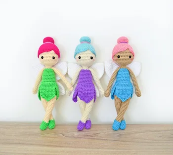 

crochet toys amigurumi fairy doll girl number WS0011