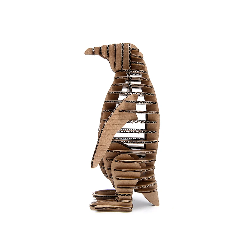 3d Puzzle Penguin Model Paper Craft Kids DIY Cardboard