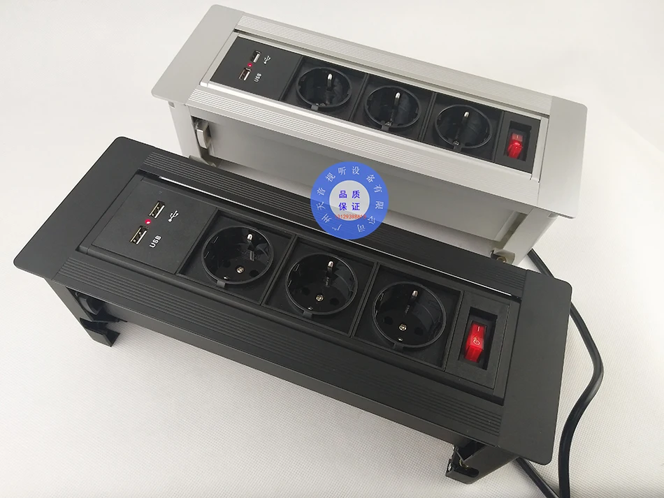 Новая настольная розетка с европейской вилкой/скрытое Ручное Вращение/зарядка