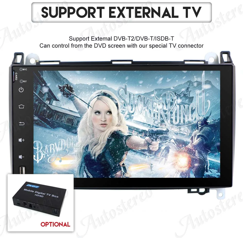 Cheap DSP Android 9 64GB No Car DVD Player GPS navigation For Mercedes Benz Sprinte B200 Vito Viano W469 Auto Radio Multimedia player 44
