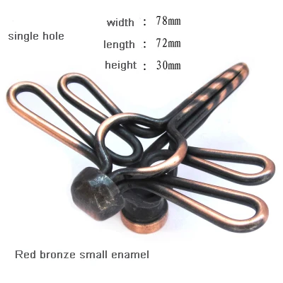 antique interior cabinet knobs and Handles for kitchen door Handle single hole decorative dragonfly furniture Handles and pull