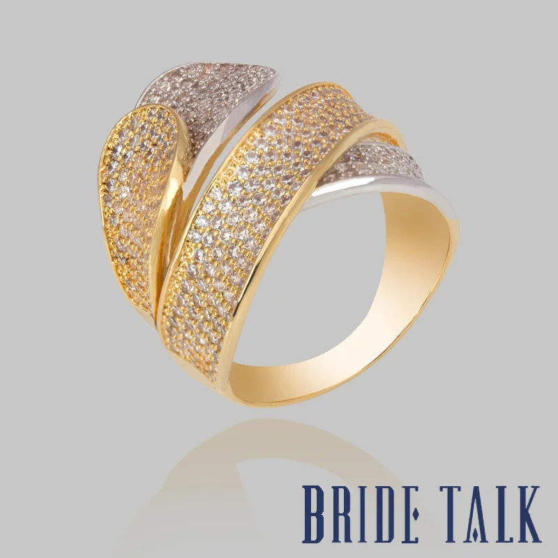 

Bridetalk Fashion jewelry brand New Arrival Cubic Zirconium Stone Rings for Women wedding & engagement jewelry