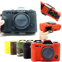 Силиконовые Камера видео сумка для FUJI Fujifilm XT10 XT-10 XT20 XT-20 силиконовый резиновый чехол Камера чехол Защитный чехол кожи