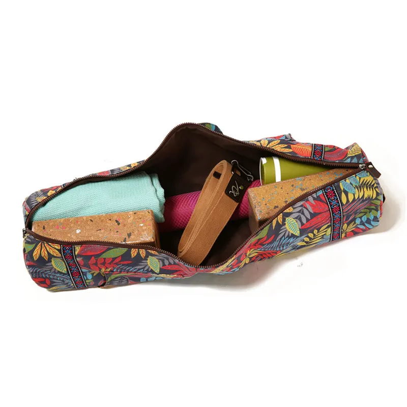 Printed Yoga Bag 72*18*18cm Yoga mat Bag Exersice Mat Bag Pilates Pad Backpack Sports Knapsack Fitness Dance Gymnastics Mat Case