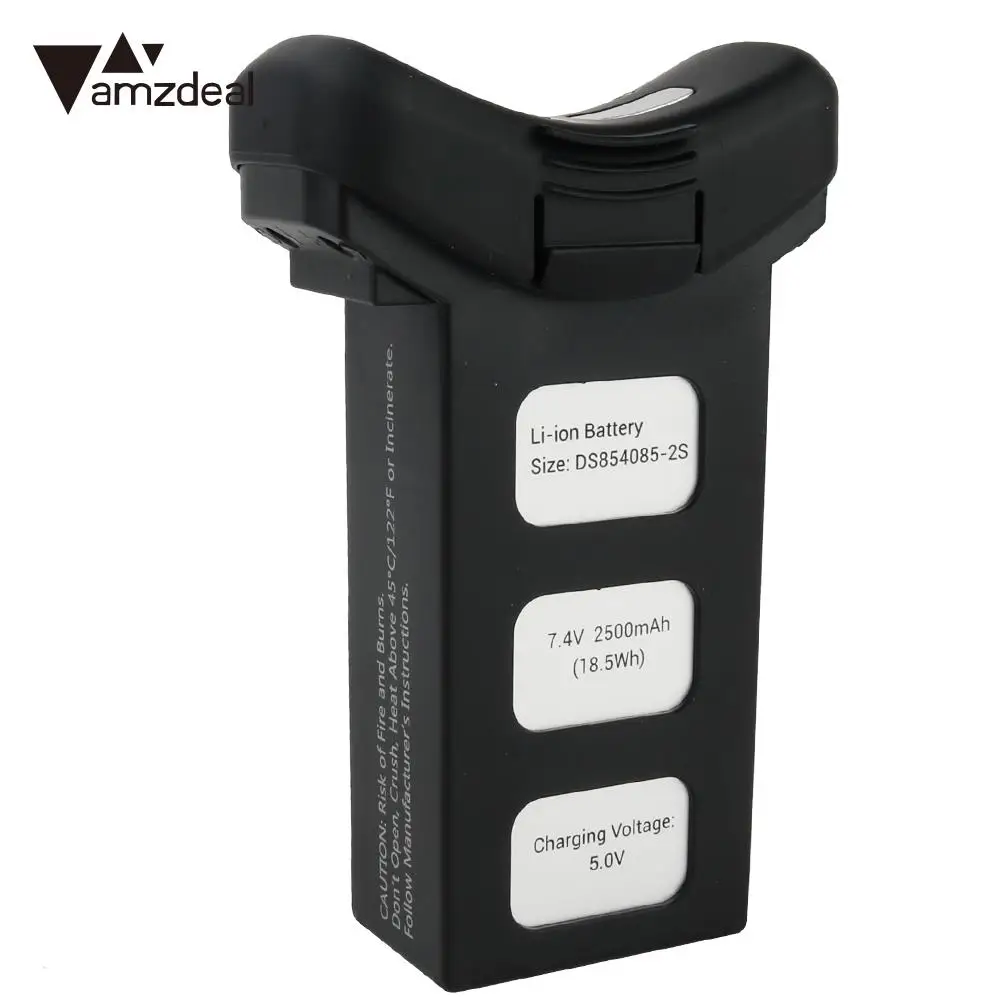 

Premium Quadcopter Battery Drone Li-Po Battery Drone Lithium Battery Drone Battery 7.4V 2500mAh Accessories Helicopter Drone