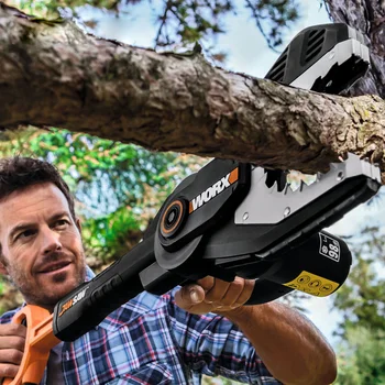 Best Electric Chain Saw 20V Lithium Battery Home Leisure Gardening Power Tools WG329E