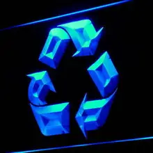 I894 Recycle дисплей магазин Приманка Декор неоновый свет вывеска вкл/выкл Swtich 20+ цвета 5 размеров