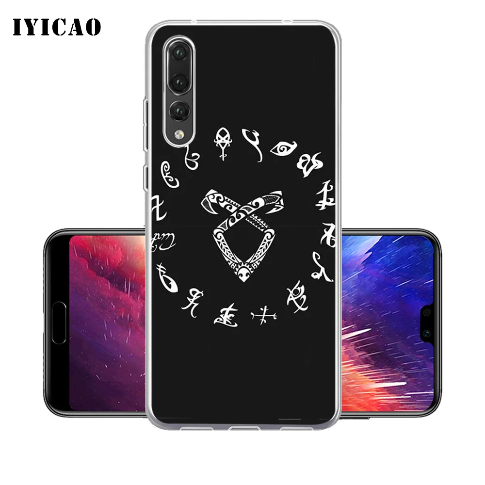 Мягкий силиконовый чехол для телефона IYICAO Shadowhunters TV Show Huawei P30 P20 Pro P10 P9 P8 Lite P Smart