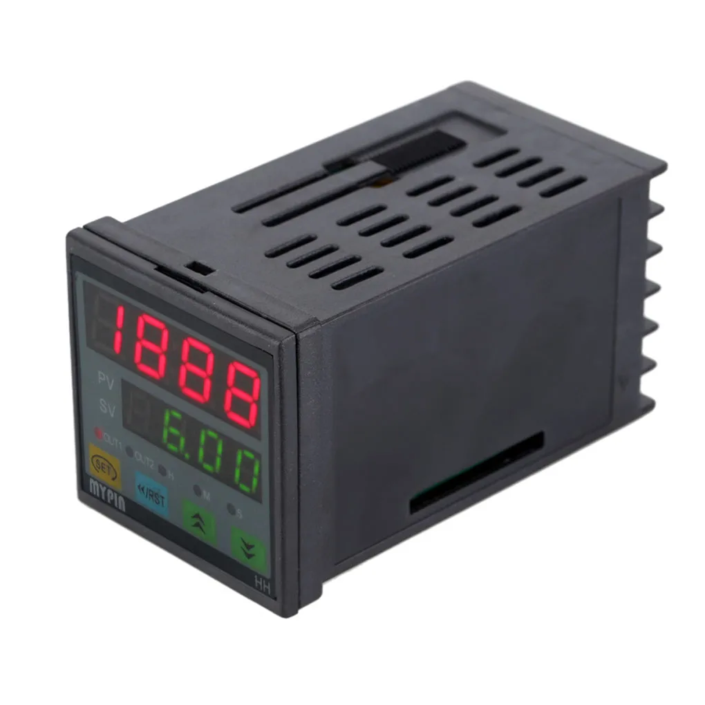 

MYPIN HH4-4RN Digital Timer Countdown Time Counter for Industrial Chronograph Relay Output 1 Alarm