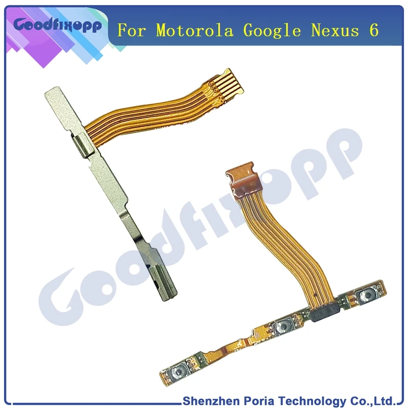MT0005 For Moto Google 6 Nexus 6 XT1100 XT1103 100% New Original Volume button power on off Flex Cable(5)