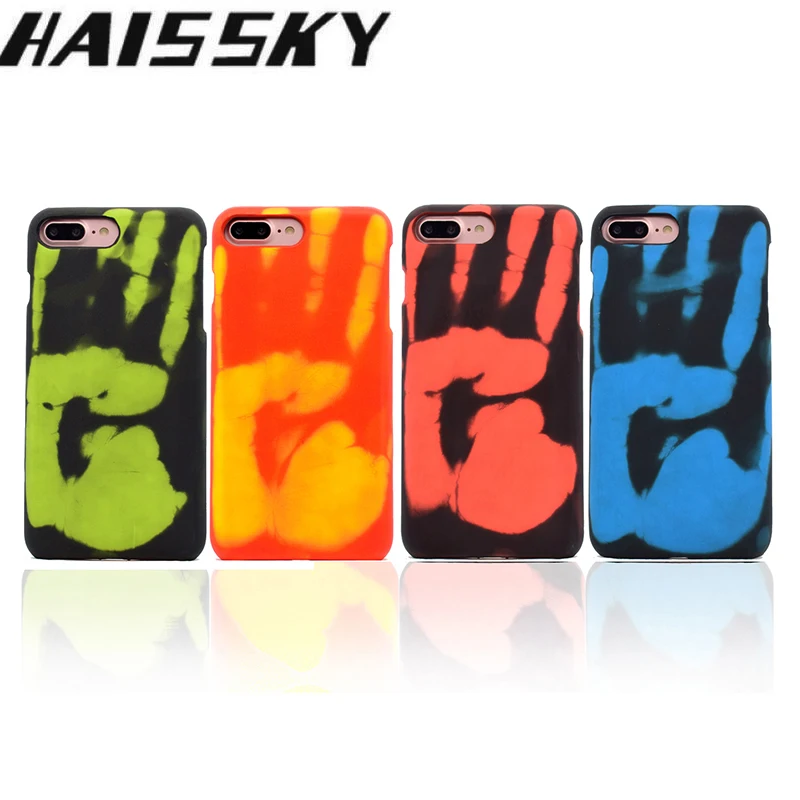 Чехол с термочувствительным датчиком для iPhone 12 11 Pro Max X XR XS 8 7 6S Plus чехол изменением