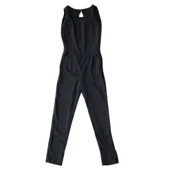 Fashion Women Casual Black Back Zipper Sleeveless Jumpsuits High Street Cut Out Back Jumpsuit Ankle-length Jumpsuits