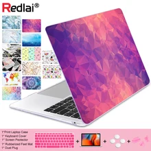 Чехол для ноутбука MacBook Air Pro retina 11 12 13 15 A1932 Pro 13 15 16 дюймов Сенсорная панель A2141 A2159 пластиковый жесткий чехол