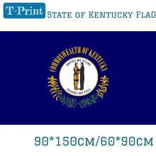 Флаг Кентукки 90*150 см 60*90 см 3*5 футов висячий флаг США американские баннеры