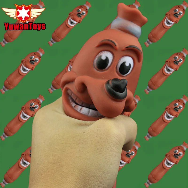NEW 1 Hot Dog Vent Toys Resin Relax Pop Adult Novelty Toys Toning Screaming Toys Funny Hot Dog Classic Restaurant Mascot Style photo
