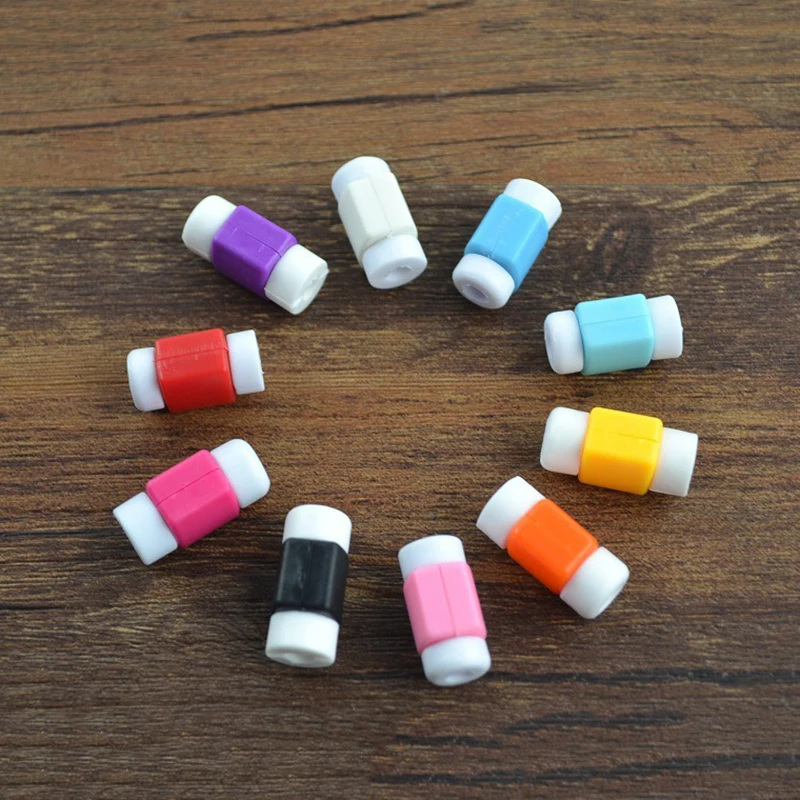 10 шт./лот защита кабеля для оригинального iPhone кабель Зарядное устройство USB