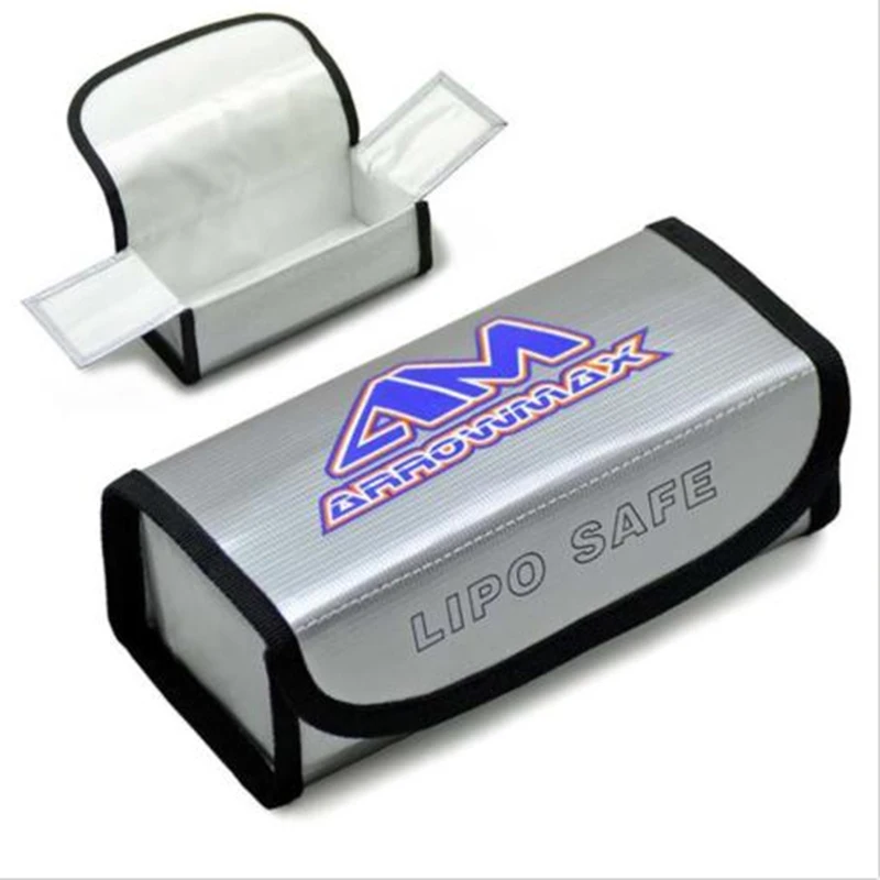 

LiPo Battery Safe Guard Charging Protection Bag Explosion Proof 185x75x60mm