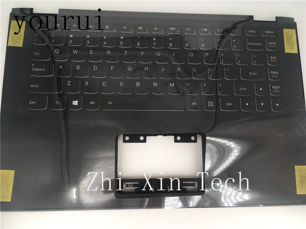 Yourui для lenovo Йога 2 13 Palmrest Топ чехол верхняя крышка с США Kerboard черный