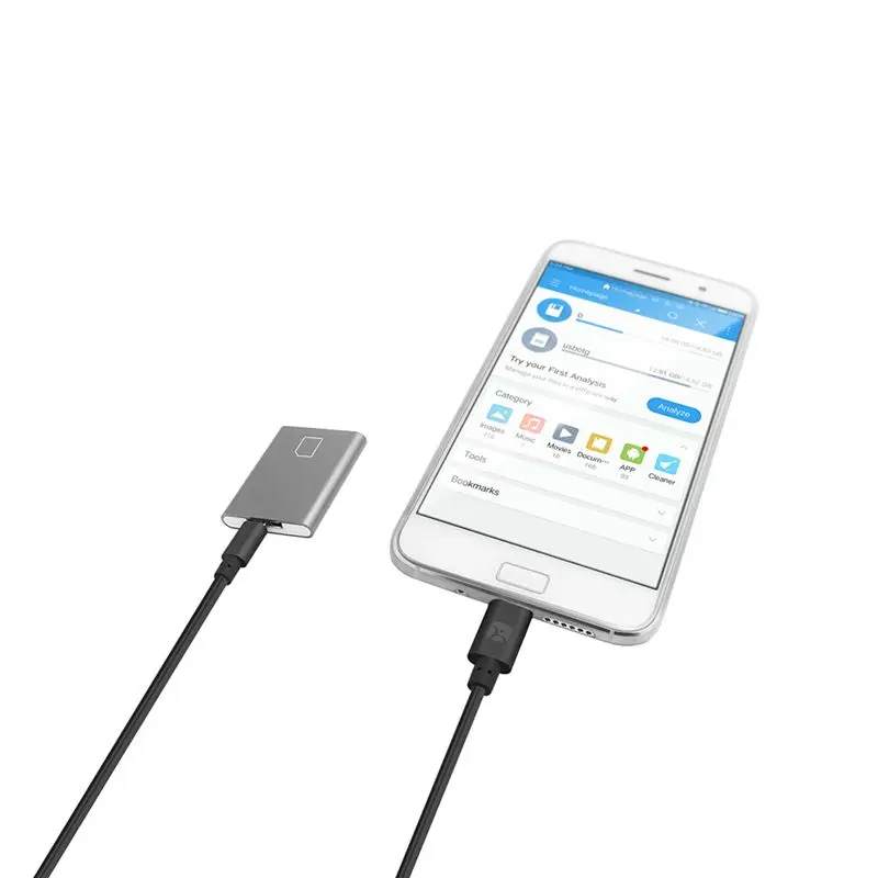 Кабель Meenova type-C-MicroUSB OTG для USB DAC, samsung S9/S8 Plus Pixel, huawei, Xiaomi, Meizu, 1" серый USB-C-MicroUSB