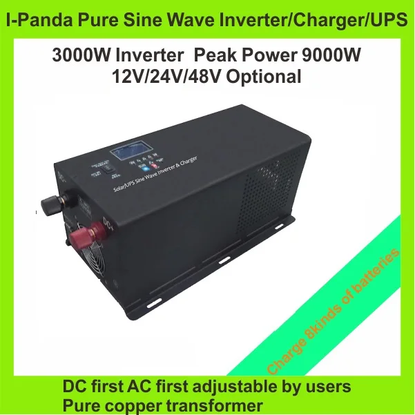 Homeuse air conditioner fridge inverter DC to AC 3000W UPS Inverter