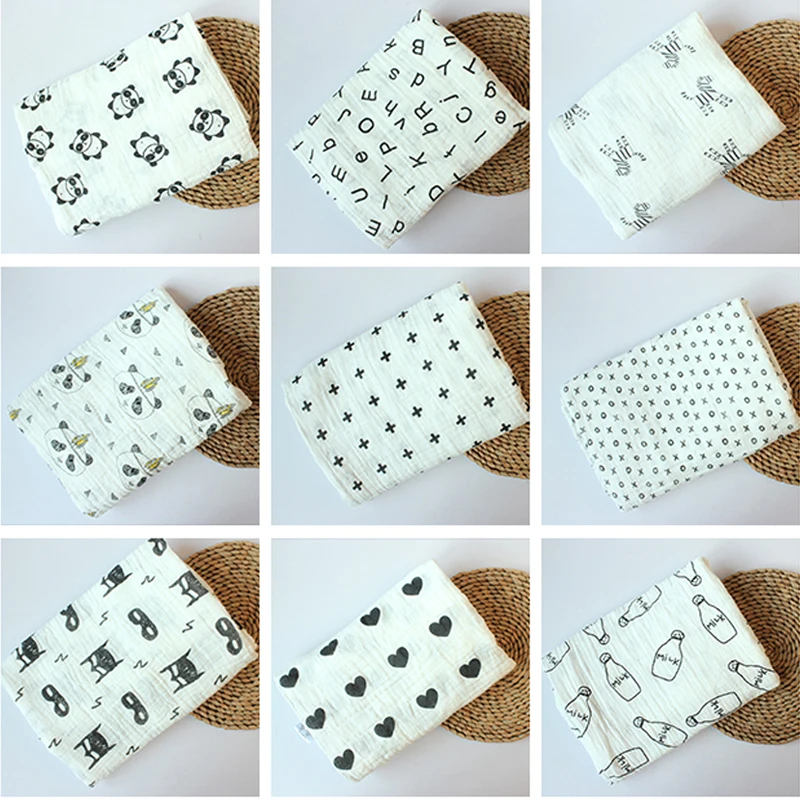 

115*115cm Baby Bath Towels Multi-function Soft Infant Muslin Cotton Blanket&Swaddling Children Wrap Bathrobe Beach Towels Cloak