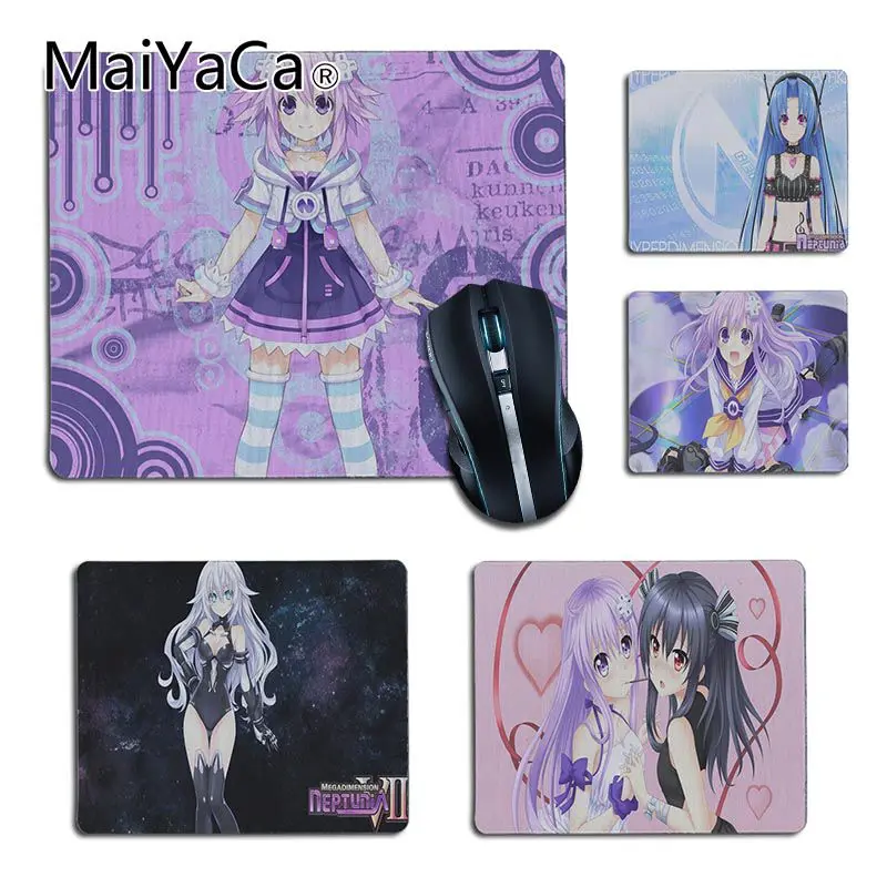 

MaiYaCa Hyperdimension Neptunia anime cute girl DIY Carpet Top Selling Non-Slip Rubber gaming mouse pad Animation Products Gifts