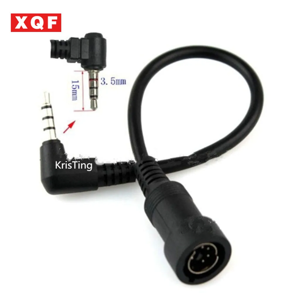 XQF Latest 6 pins mini din plug cable forYaesu Vertex radio VX 2R VX 5R