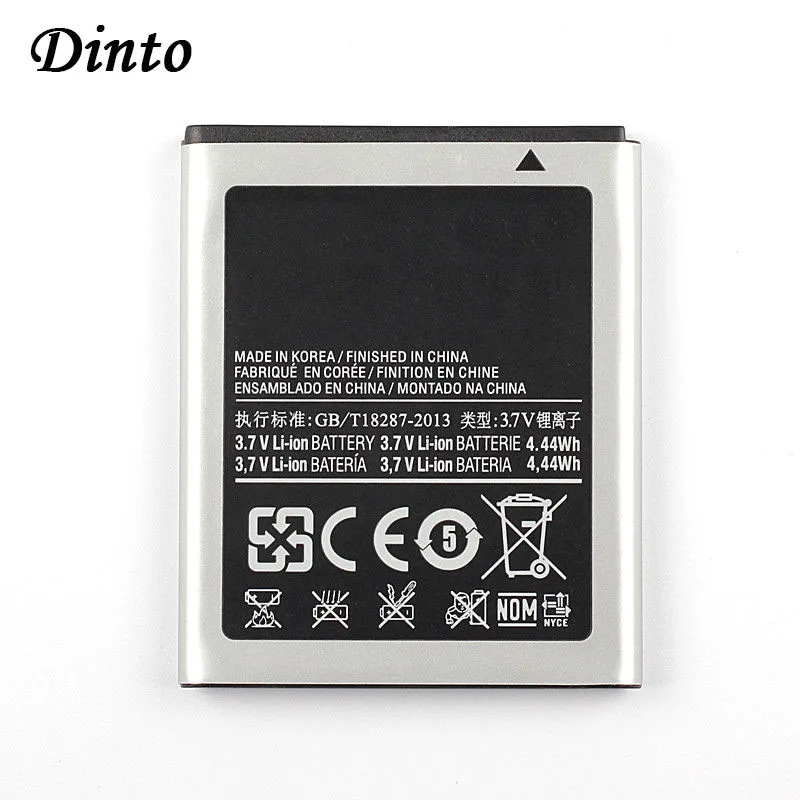 Danto EB494353VU EB494353VA, высокое качество, 1200 мА/ч, Сменные Аккумуляторы для телефонов samsung GT-S5570 S5578 I559 I339