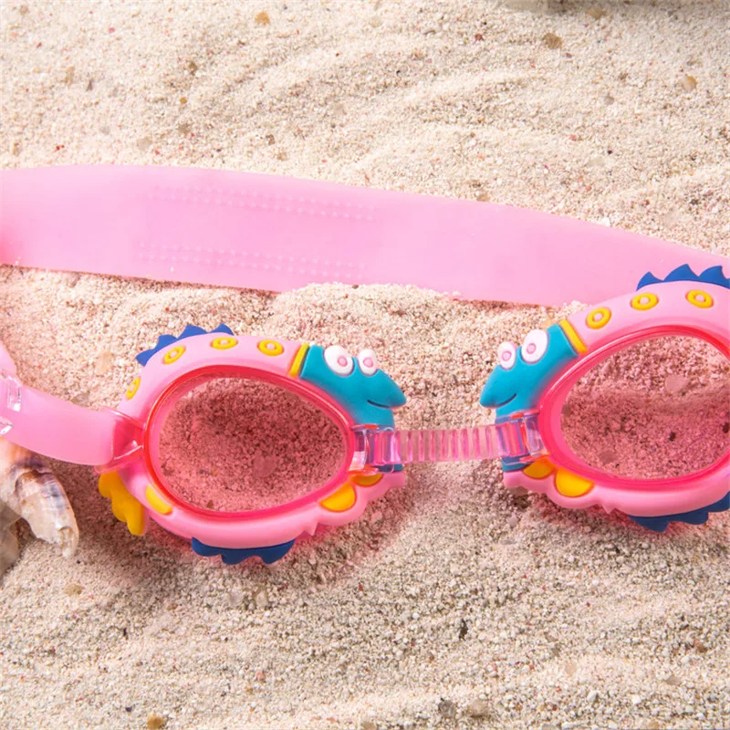Новые детские регулируемые водонепроницаемые противотуманные очки для плавания, очки для спорта на открытом воздухе, плавательный бассейн, Мультяшные милые очки