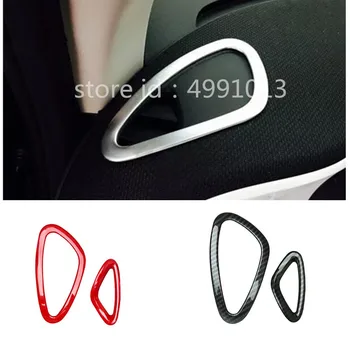 

For Benz smart fortwo 2015 2016 2017 2018 ABS matte front Air conditioning Outlet Vent styling garnish cover frame trim 2pcs