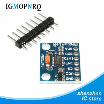 

5pcs ADXL345 digital three-axis acceleration of gravity tilt module IIC / SPI transmission Hot sale