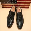 Brand New Fashion Classic Point Toe Oxfords For Men Moccasins Loafers shoes  Mens Business Party Tassels driving shoes LK-17 ► Photo 3/6