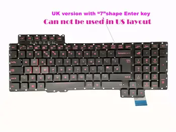 

UK Layout keyboard for Asus ROG G752 G752VT G752VY G752VS G752VM G752VSK