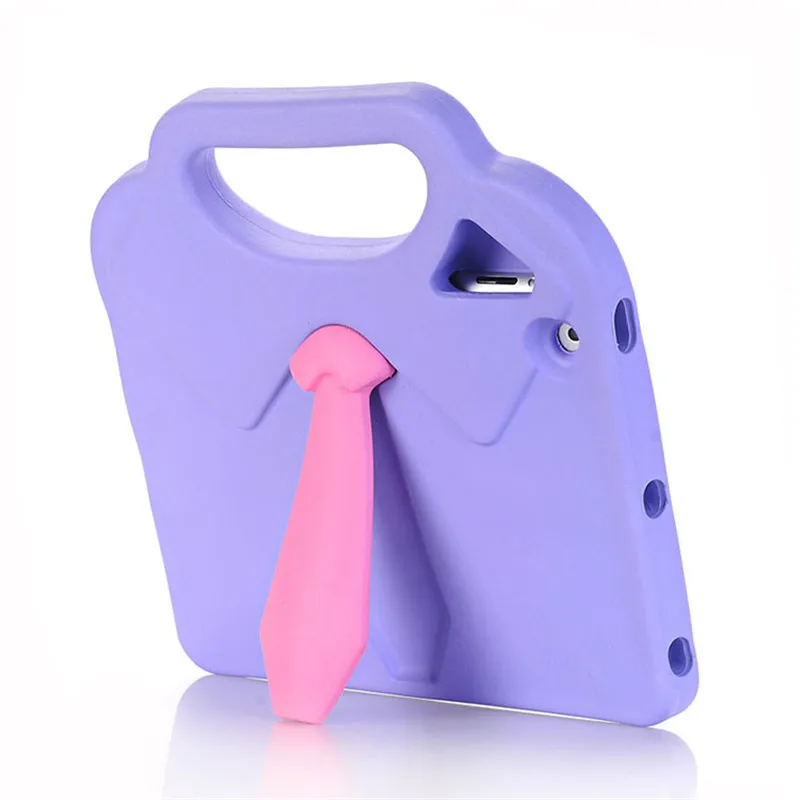 

necktie stand eva case for ipad 234 case ipad2 ipad3 ipad4 9.7inch case kids friendly safe cover skin tablet case
