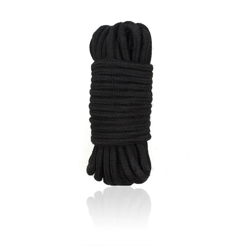 Сексуальное нижнее белье Косплей БДСМ 5 м мягкий шнур ограничения игровые товары игрушки для взрослых эротическое нижнее белье Lenceria сексуальный костюм - Цвет: Black